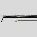 Спиральный кабель Helukabel PUR SPIKA WL 1400 мм, 2 1 мм , черный