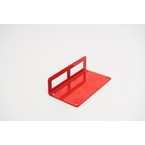 Станция-кронштейн на 10 замков. Сталь 1.5 мм, порошковая окраска. Желтый. Длина 270 мм