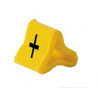 Маркер на провод 0,2-0,75 мм PY 01/3, жёлтый:+ К