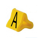 Маркер на провод 0,2-0,75 мм PY 01/3, жёлтый:A К