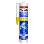 Герметик силиконовый санитарный Soudal 15x300мл белый (105896)