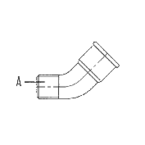 Соединение угловое Simalube 45° r1/5 (sml290.1001)