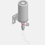 Соединитель резьбовой с отверстием Simalube 60 мм, 2 гайки (sml290.1046)