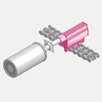Щетка прямоугольная с боковым подключением Simalube 100 мм (sml290.2037-S)