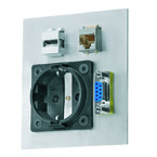 Алюминиевая пластина FC AR D9 RJ45 USB 230