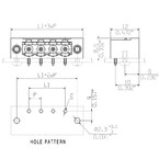 Штырьковый соединитель (розетка) 5.08 mm SL/5.08HC/04/90F/3.2SN/BK/BX/CO