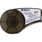 Лента Brady m21-750-499, черная на белом, 19.05x4870 мм, Нейлон