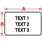 Этикетки Brady M71-76-490 / 41,28x15,24мм, B-490