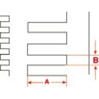 Вставки жесткие для контейнеров Brady bm71d-4-7696-yl durasleeve, желтые, 23x4.4 мм, 2500 шт