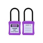 Замок блокировочный с нейлоновой дужкой, дисковый цилиндр, высота дужки – 38 мм, диаметр дужки – 6 м