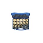 Комплект в пластиковом кейсе Klauke D22SET: 13 матриц серии "22" для трубчатых медных DIN наконечников 6–300 мм²