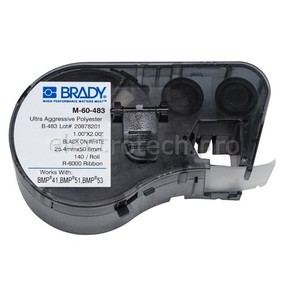 Этикетки Brady M-60-483 / 25,4x55,88мм, B-483