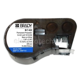 Этикетки Brady M-7-422 / 12,7x12,7мм, B-422