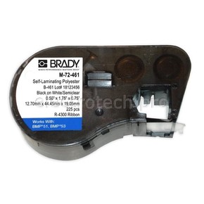 Этикетки Brady M-72-461 / 12,7x44,45мм, B-461