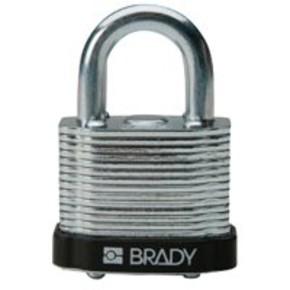 Замки стальные Brady цвет бампера, желтый, 7 мм, 38 мм, Устойчив к низкой температуре, 1, 6 шт