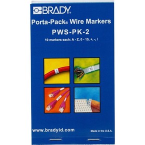 Маркеры кабельные Brady pws-pk-2