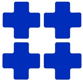 Разделитель перекрестка обозначение центра Brady форма,. в упаковке, синие, 127x50.8 мм, b-514, 20 шт