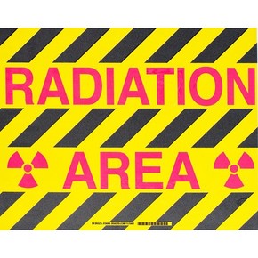 Табличка напольная radiation area Brady наполная самоклеющаяся с надписью,материал в-534,цвет и маджента на размер 355,6 мм, желтом,черный