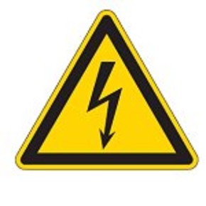 Знак безопасности предупреждающий высокая температура поверхности Brady 100 мм, b-7541, Ламинация, pic 315, Полиэстер, 250 шт