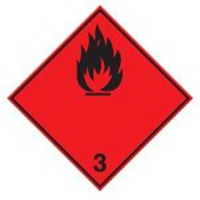 Знак маркировки грузов взрывоопасные Brady adr 1,алюминиевая пластина, 297x297 мм, b-7525, 1 шт