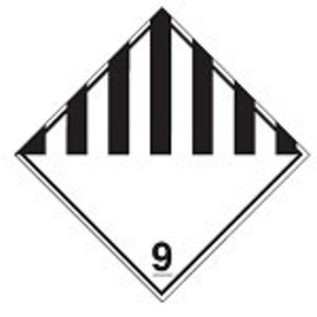 Знак маркировки грузов категория опасности 1.6 Brady adr 1.6,алюминиевая пластина, 297x297 мм, b-7525, 1 шт