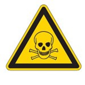 Знак безопасности предупреждающий возможность опрокидывания Brady 50 мм, b-7541, Ламинация, pic 319, Полиэстер, 250 шт