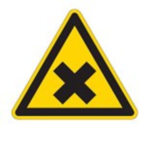 Знак безопасности запрещающий запрещается тушить водой Brady 100 мм, b-7541, Ламинация, pic 203, Полиэстер, 250 шт