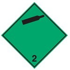 Знак маркировки грузов окислитель Brady adr 5.1, 200x200 мм, b-7541, Ламинация, Полиэстер, 1 шт