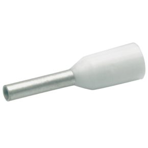 Втулочный изолированный наконечник Klauke 1696, 0,5 мм², длина втулки 6 мм, цветной ряд 2, белый