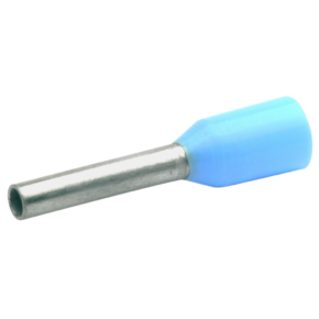 Втулочный изолированный наконечник Klauke 1708, 0,75 мм², длина втулки 8 мм, цветной ряд 2, голубой
