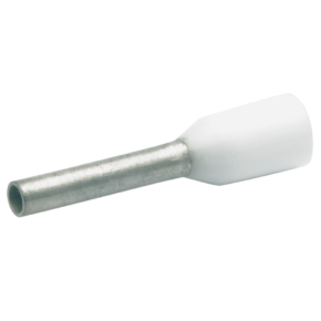 Втулочный изолированный наконечник Klauke 170WL, 0,75 мм², длина втулки 12 мм, цветной ряд 1, белый