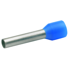 Втулочный изолированный наконечник Klauke 173B, 2,5 мм², длина втулки 8 мм, цветной ряд 1, голубой