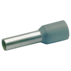 Втулочный изолированный наконечник Klauke 174GR, 4 мм², длина втулки 10 мм, цветной ряд 1, серый