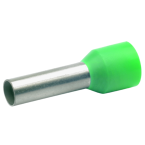Втулочный изолированный наконечник Klauke 17512, 6 мм², длина втулки 12 мм, цветной ряд 2, зелёный