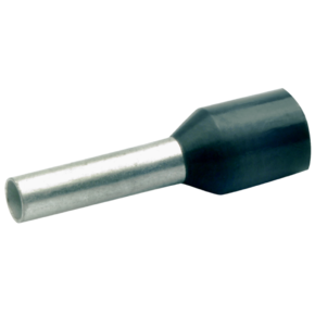 Втулочный изолированный наконечник Klauke 47210, 1,5 мм², длина втулки 10 мм, чёрный