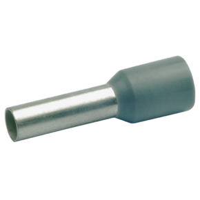Втулочный изолированный наконечник Klauke 47410, 4 мм², длина втулки 10 мм, серый