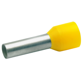 Втулочный изолированный наконечник Klauke 47518, 6 мм², длина втулки 18 мм, жёлтый