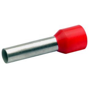 Втулочный изолированный наконечник Klauke 47618, 10 мм², длина втулки 18 мм, красный