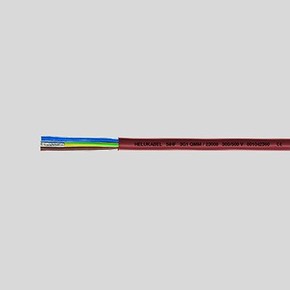 Термостойкий кабель Helukabel SiHF 7G0,75 мм², красно-коричневый