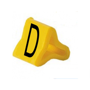 Маркер на провод 0,2-0,75 мм PY 01/3, жёлтый:D П