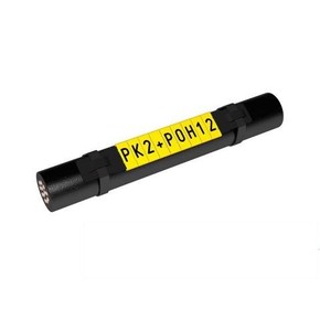 Маркер Partex PK2, символ «0», чёрный на жёлтом, 500 шт./упак