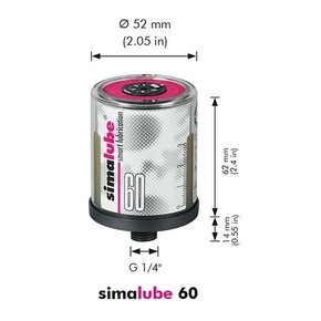 Лубрикатор с цепным высокотемпературным маслом Simalube sl 15 (sml210.1315)