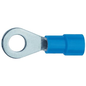 Кольцевой изолированный наконечник Klauke 6304 1,5-2,5 мм² под винт М4, синий
