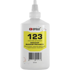 EFELE 123 - Анаэробный фиксатор подшипников высокой прочности (Флакон, 50 мл)