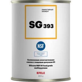 EFELE SG-393 - Пластичная смазка силиконовая с пищевым допуском H1 (18 кг)