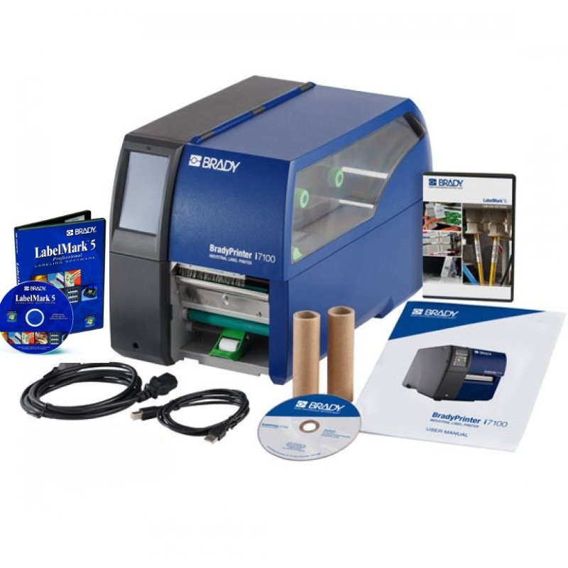 Принтер термотрансферный стационарный Brady i7100-600-P-EU 600dpi с функцией отделения этикеток