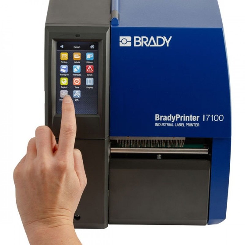 Принтер термотрансферный стационарный Brady i7100-600-P-EU+LM 600dpi с функцией отделения этикеток