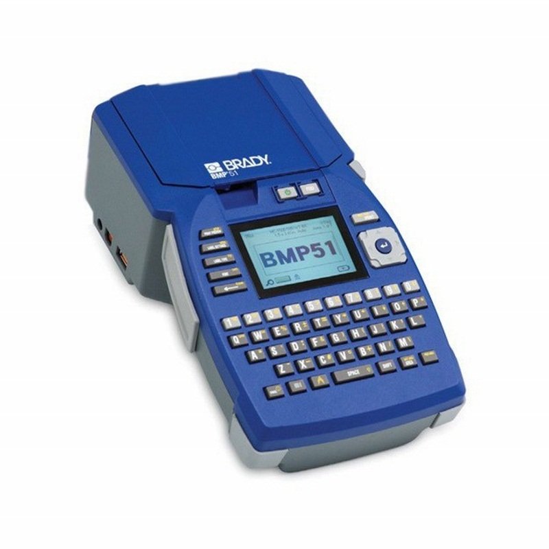 Принтер термотрансферный портативный BMP51 английская клавиатура, LabelMark, жесткий кейс